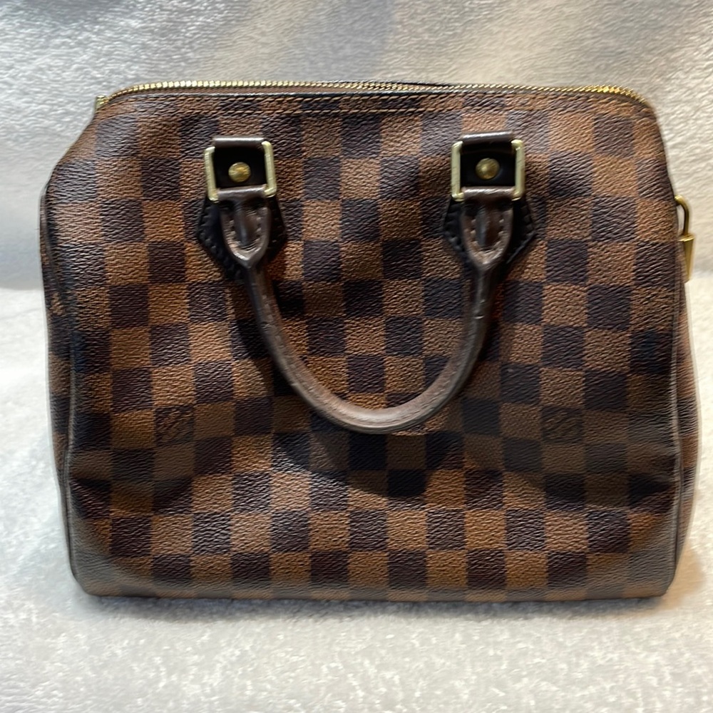Authentic Louis Vuitton Speedy 25 Damier ebene